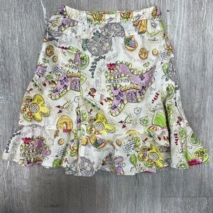 OILILY BOUTIQUE Colorful Printed Kids Skirt size 116 (5-6)